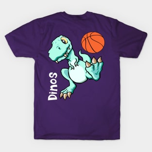 San Jose California Dinosaurs Basketball Squad Warmup Jersey (Style 2) T-Shirt